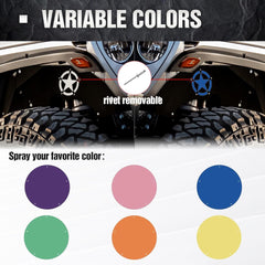 for Jeep Gladiator Inner Fender Liners | 18-24 Jeep Wrangler JL & JLU Unlimited Gladiator JT | Yzona