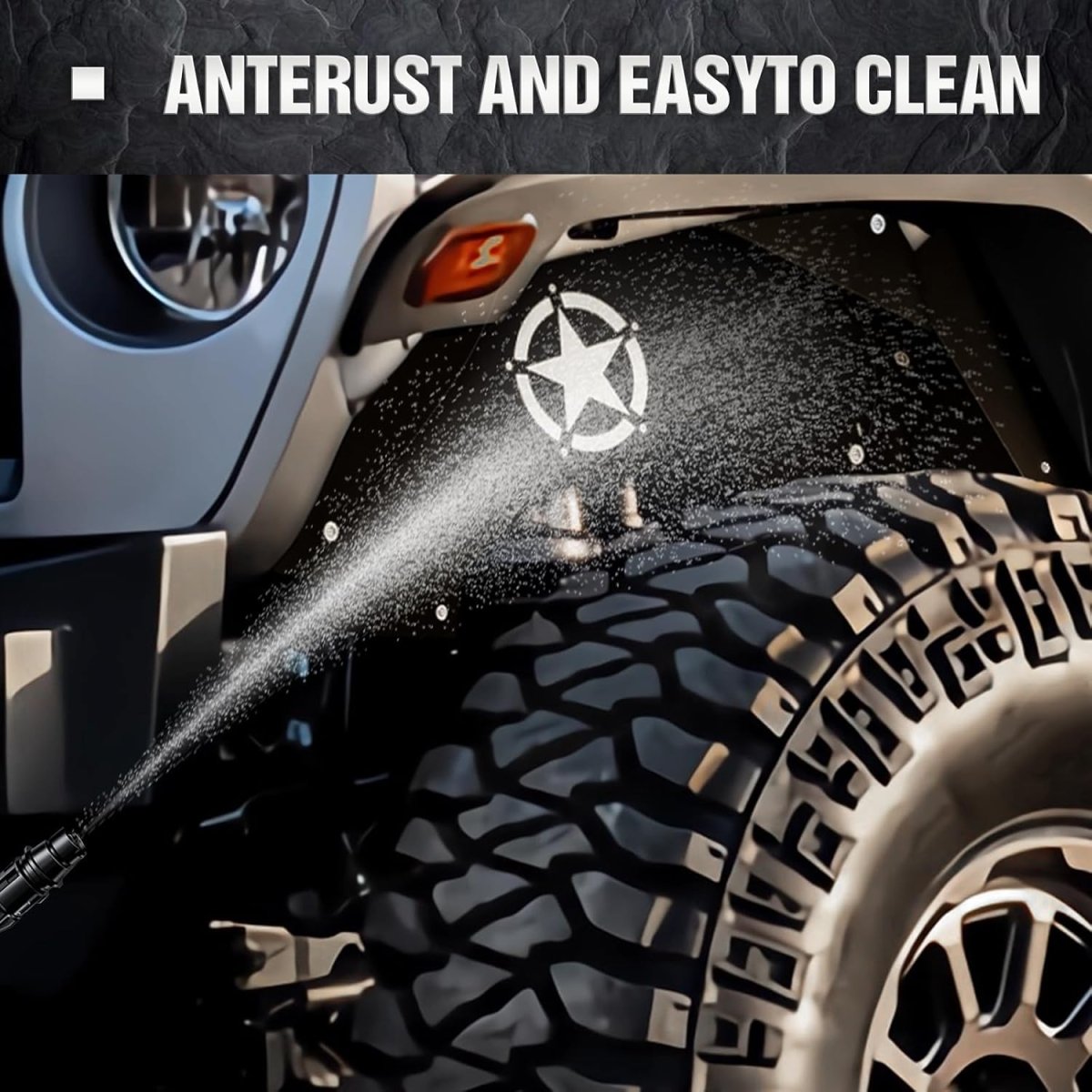 for Jeep Gladiator Inner Fender Liners | 18-24 Jeep Wrangler JL & JLU Unlimited Gladiator JT | Yzona