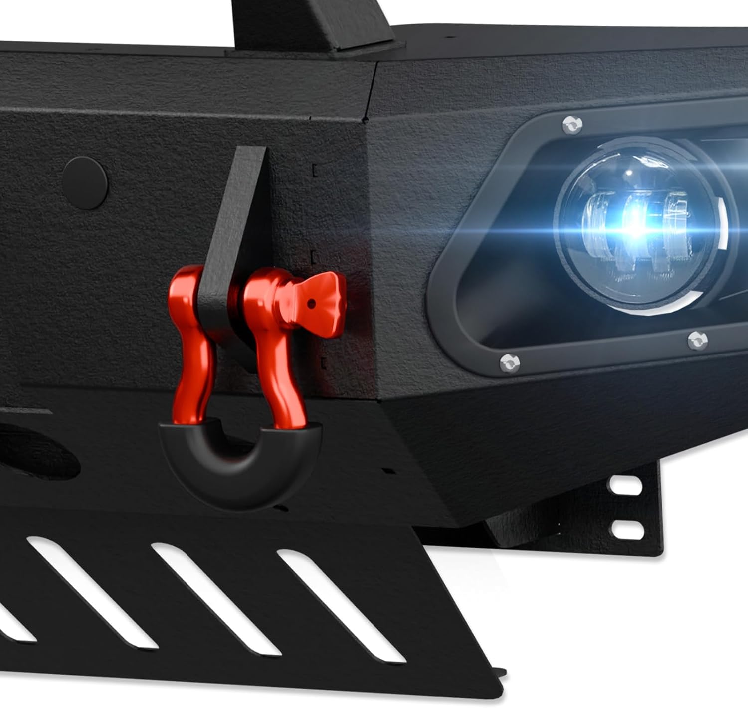 Strong Made Front Bumper for 2007-2014 Toyota FJ Cruiser 1st Gen with Winch Plate | Yzona