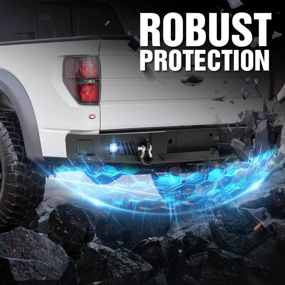 Auto Replacement Bumpers Compatible with 2004-2008 Ford F-150 - Yzona