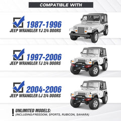 Superduty Bumpers Compatible with 1987-2006 Jeep Wrangler TJ LJ YJ | Yzona