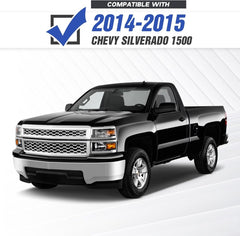 Aftermarket Truck Front Rear Bumper for 2014-2015 2nd Gen Chevy Silverado 1500 Pickup with Winch/LED Lighting | Yzona
