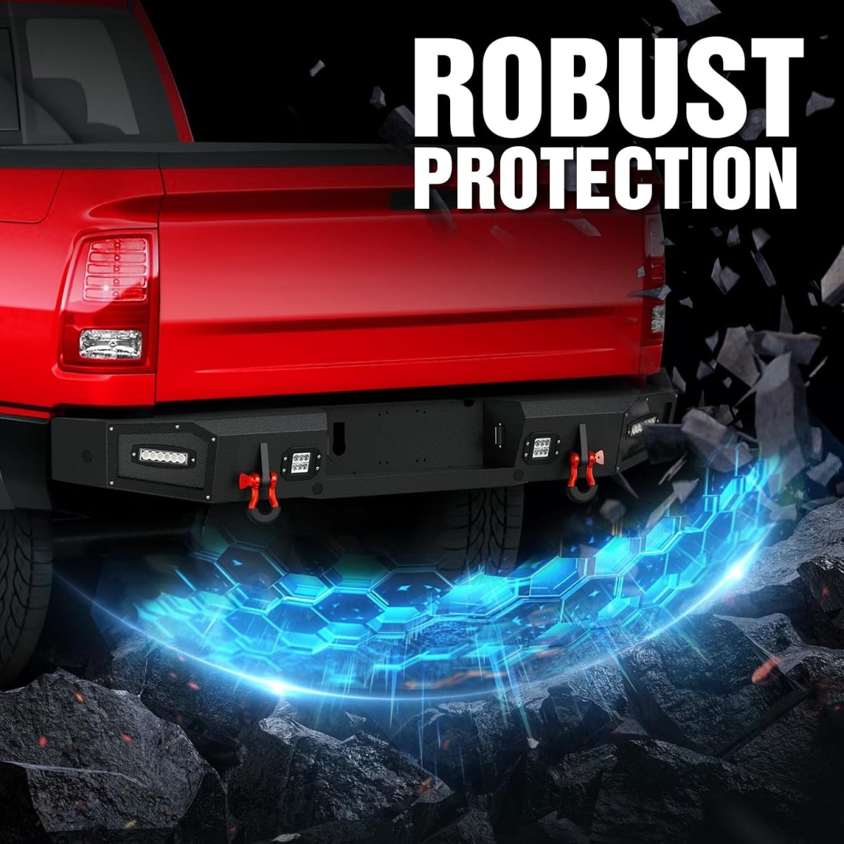 Rear Aftermarket Bumpers for Ram 2500 3500 2010-2018 | Yzona