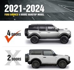 Hard Top Luggage Carrier for SUV Compatible with 2021-2024 Ford Bronco | Yzona