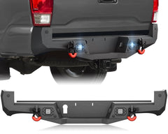 Replacement Truck Bumpers Compatible with 2016-2023 Toyota Tacoma - Yzona