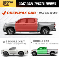 Yzona 2007-2021 Toyota Tundra CrewMax Cab Side Steps