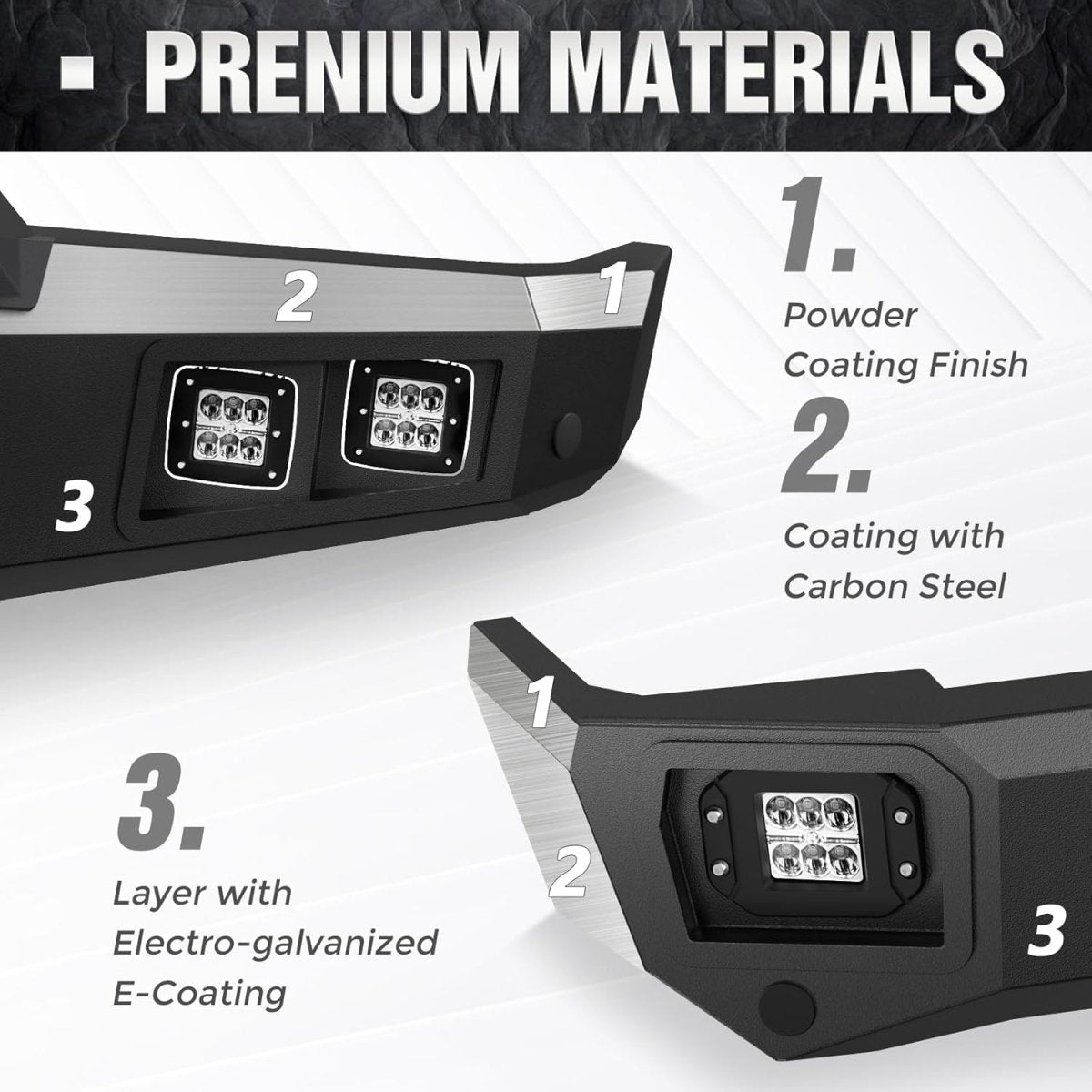 Best Replacement Bumper for 1999-2004 Land Rover Discovery 2 Rock Crawler Bumper | Yzona