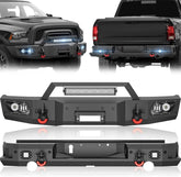 for Off Road Bumpers Ram 1500 Compatible with 2015-2018 Dodge Ram 1500 Rebel with LED Lights | Yzona