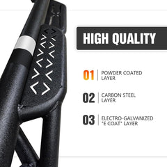 CrewMax Cab Side Steps Running Boards for Trucks 2007-2021 Toyota Tundra | Yzona