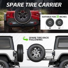 Aftermarket Back Bumpers Compatible with 2018-2025 Jeep Wrangler JL JLU