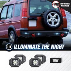 Aftermarket Replacement Rear Bumpers for 1999-2004 Land Rover Discovery 2 | Yzona