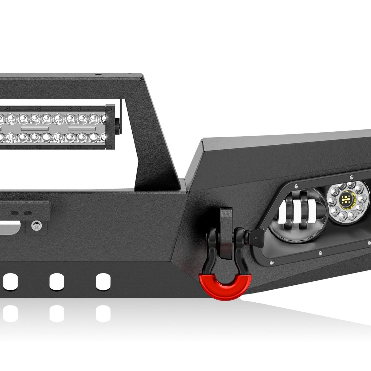 Heavy Duty Replacement Bumpers Compatible with 1999-2004 Jeep Grand Cherokee WJ 2nd Gen - Yzona