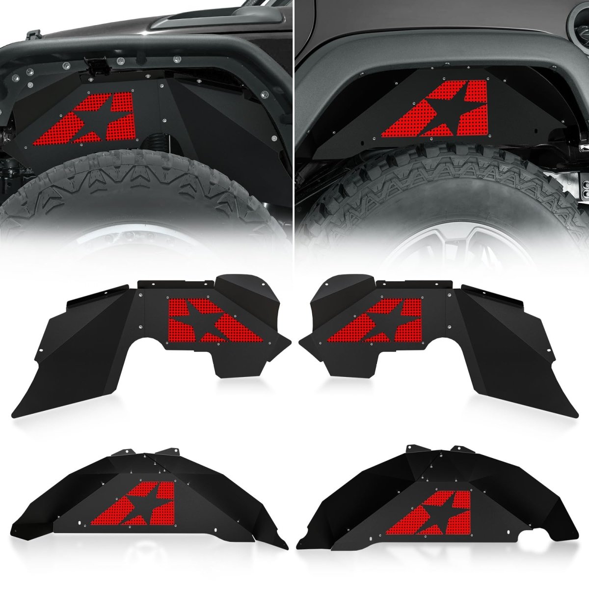 Inner Fender Liner Replacement | 2007-2018 Jeep Wrangler JK & JKU (2/4Doors) | Yzona