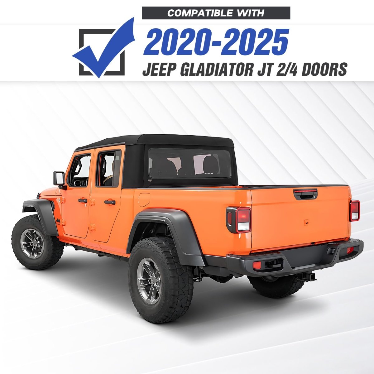 Best Replacement Bumpers Compatible with 2020-2025 Jeep Gladiator JT 2/4 Doors - Yzona