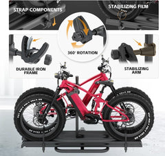 2pcs Bicycle Carrier for Car with Ramp | Foldable & Lockable Bike Racks | Yzona