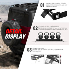 Hard Top Luggage Carrier for SUV Compatible with 2021-2024 Ford Bronco | Yzona