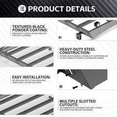 Heavy Duty Extra Large Best Roof Rack Carrier Compatible for 1997-2006 Jeep Wrangler TJ | Yzona