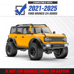 Front Grill Guards Bumpers Compatible with 2021-2025 Ford Bronco | Yzona