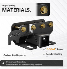 Trailer Hitch Receiver | 21-25 Ford Bronco 2 Door & 4 Door 2 Inch Hitch Receiver with Cover | Yzona