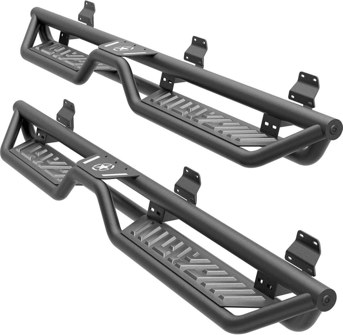 Yzona 2015-2025 Ford F150 & 2017-2025 Ford F250 F350 Super Duty Crew Cab Two Stairs Side Step