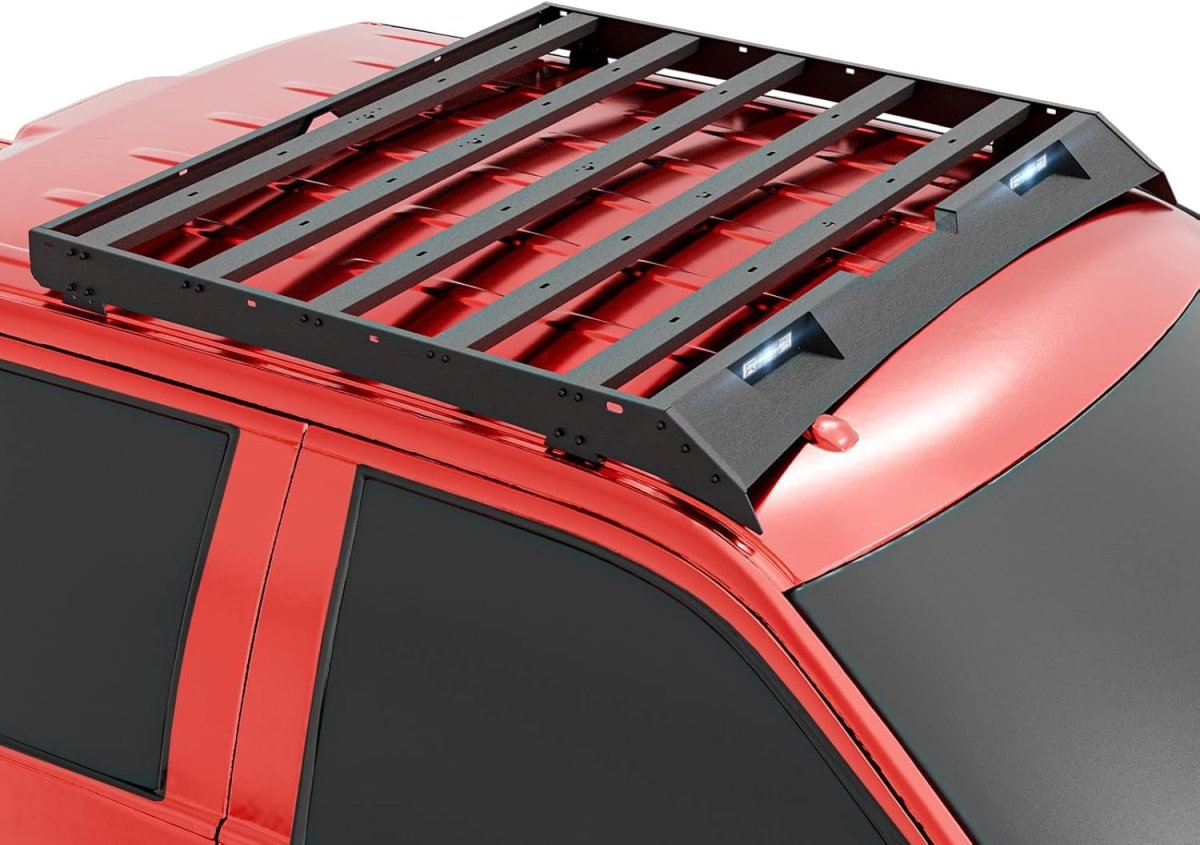 Pickup Roof Rack Cargo Basket Carrier Compatible for 2009-2014 Ford F-150 & Raptor SuperCrew Cab | Yzona