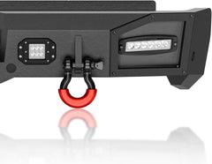 After Market Heavy Bumpers for Trucks Compatible with 20-23 Chevy Chevrolet Silverado 2500 3500 HD w/LED Lights | Yzona