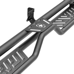 All Black Running Boards for 2009-2018 Dodge Ram 1500 - Included 2019-2024 1500 Classic | 2010-2024 Ram 2500 3500 | Yzona