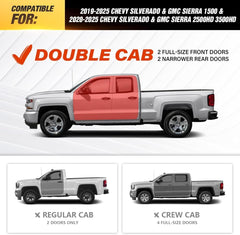 19-25 Silverado & Sierra 1500, 20-25 Silverado/Sierra 2500 HD 3500 HD Extended Cab Side Step | Yzona