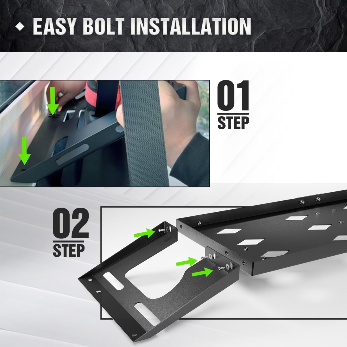 Interior Cargo BasketCompatible with 2007-2025 Jeep Wrangler JK JKU & JL JLU