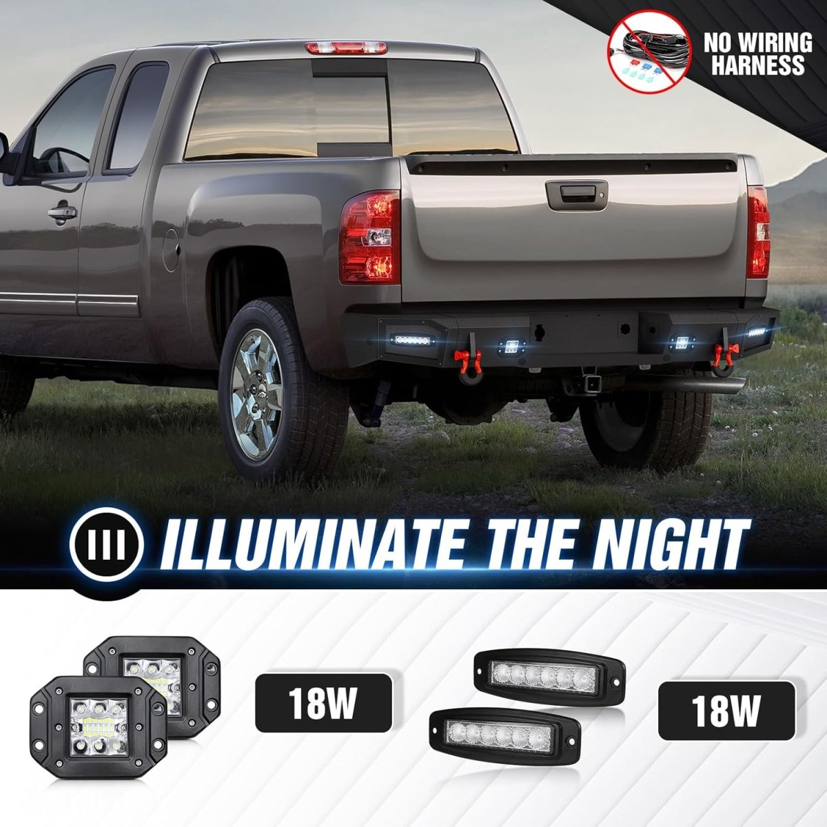 Best Overland Rear Bumpers for 2007-2013 Chevy Silverado 1500 & GMC Sierra 1500 Equipped | YZONA