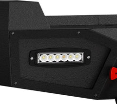 for Rear F350 Bumpers with Winch Compatible with 2017-2022 4th Gen Ford F250 F350 F450 with Paintable Armor | Yzona