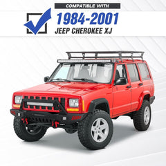 for Jeep Front & Rear Winch Bumpers Compatible with 1984-2001 Jeep Grand Cherokee XJ (2/4 Doors)| Yzona
