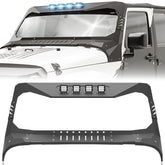 Yzona Mad Max Roof Sun Visor Cowl Body Armor Compatible with 2007-2018 Jeep Wrangler JK JKU Unlimited