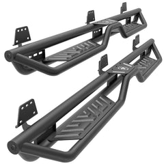Frame Mount Side Steps Compatible with 2019-2025 Dodge Ram 1500 Quad Cab New Body Double/Extended Cab - Yzona