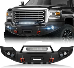 Heavy Duty Front Bumpers for Trucks 2015-2019 GMC Sierra 2500 3500 HD | Yzona
