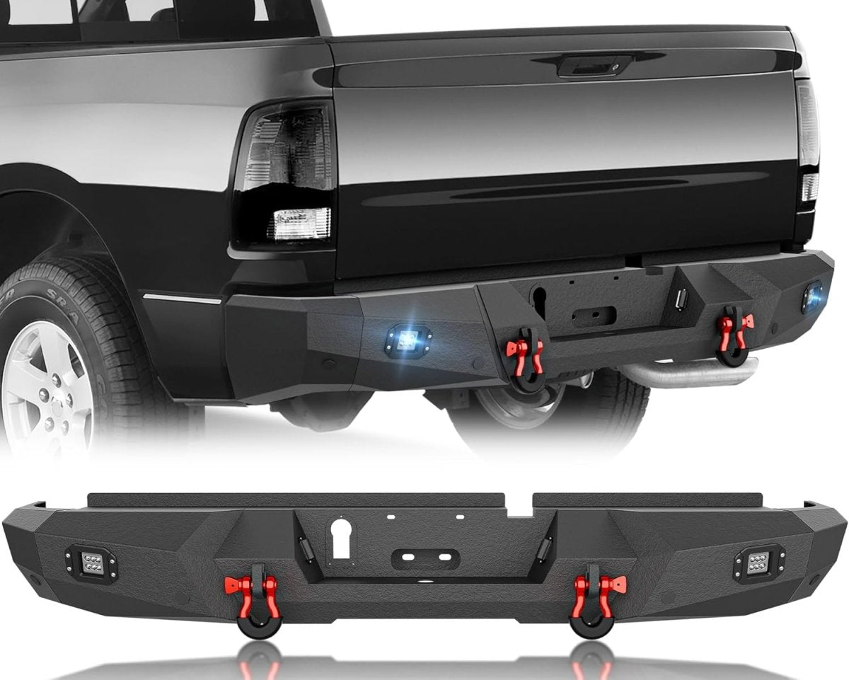 for Rear 2019 Ram 1500 Classic Bumpers Compatible with 09-18 Dodge Ram 1500 & 19-24 Ram 1500 Classic | Yzona