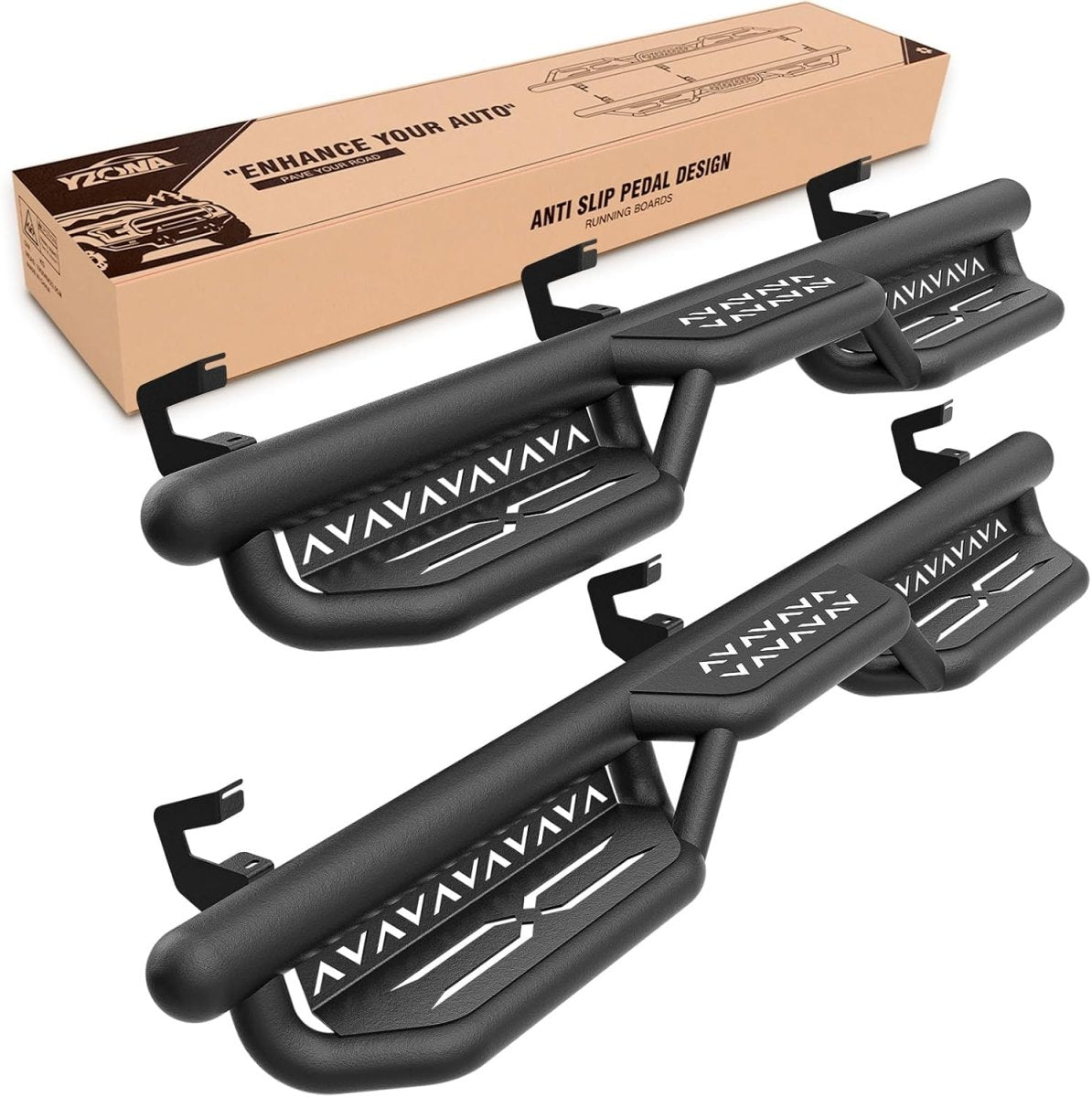 Truck Running Boards Compatible for 19-25 Silverado & Sierra 1500, 20-25 Silverado /Sierra 2500HD 3500HD | Yzona