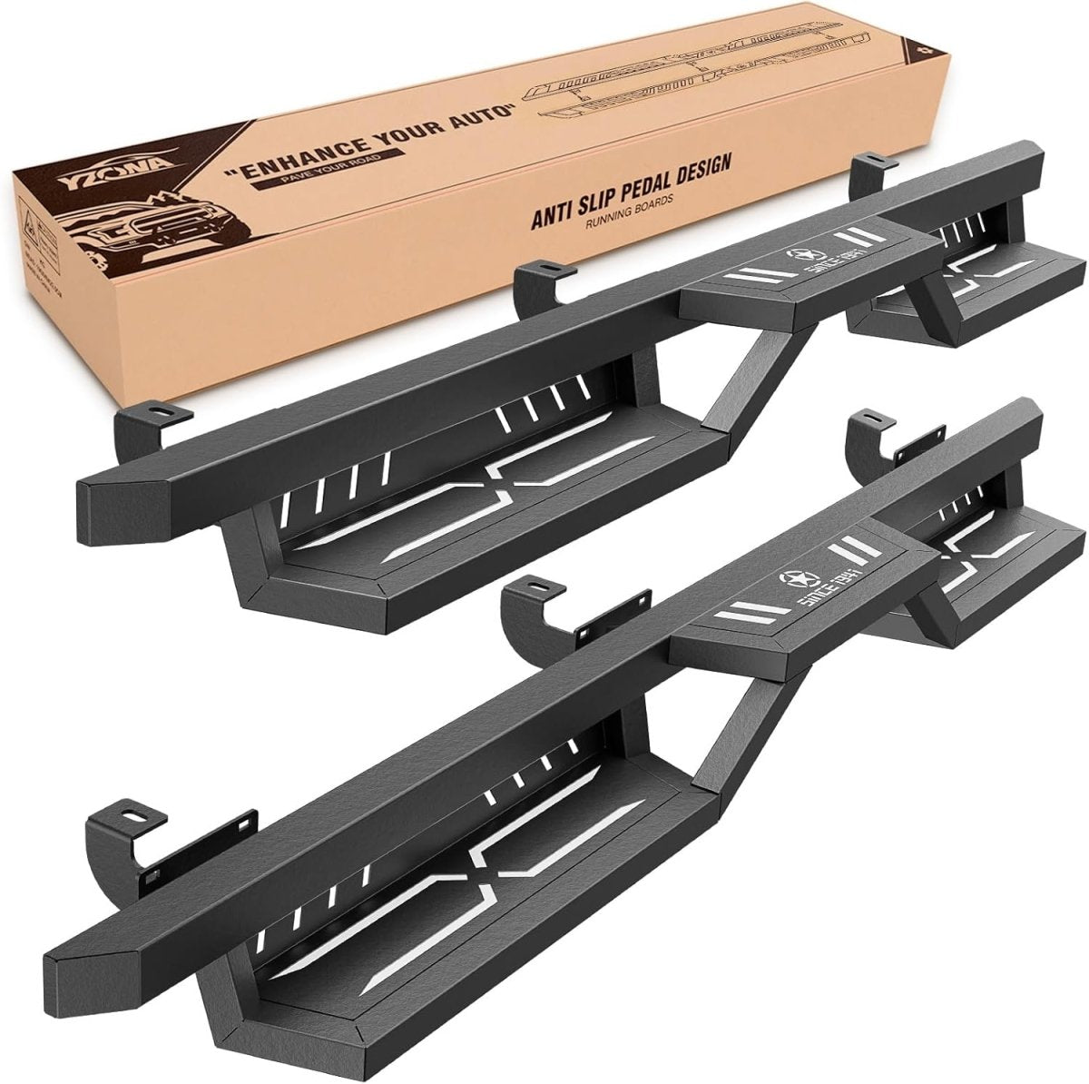 Yzona 2007-2018 Jeep Wrangler JK JKU Side Steps