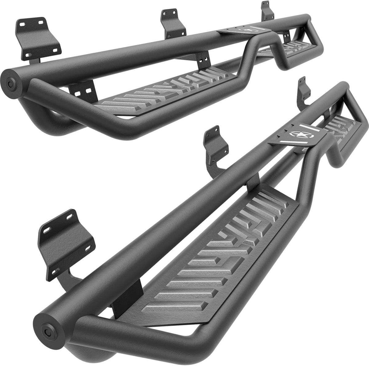 Yzona 2015-2025 Ford F150 & 2017-2025 Ford F250 F350 Super Duty Crew Cab Two Stairs Side Step