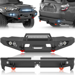 for Aftermarket Toyota Front Bumper Compatible with 2010-2023 Toyota 5th Gen 4Runner (Not fit 2010-2013 SR5)| Yzona