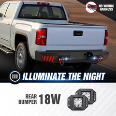 Auto Parts Bumpers for 2014-2018 Silverado 1500 & GMC Sierra 1500 Off-Road Bumper | Yzona