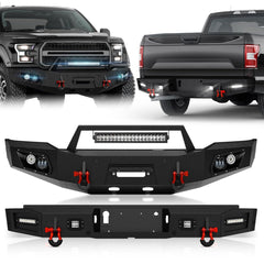 Winch Plate Front & Rear Car Bumpers for Sale 2015-2017 Ford F150(Excluding Raptor and Ecoboost) with Winch Plate | Yzona