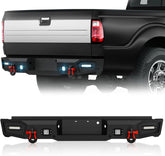 Rear Aftermarket Bumpers for Ford Compatible with 1999-2016 3rd Gen Ford F250 F350 F450 | Yzona