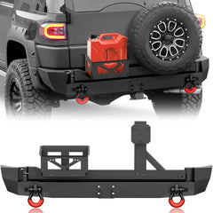 Off Road Rear Bumpers for Trucks Compatible with 2007-2014 Toyota FJ Cruiser with Spare off road bumpers | Yzona