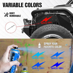 Fender Liners for Jeep JK | 07-18 Jeep Wrangler JK & JKU Unlimited Sport Sahara Rubicon | Yzona