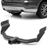 Heavy-Duty Bolt-On Trailer Hitch for 2014-2019 Dodge Durango, 2-Inch Receiver, 8000 LBS Towing Capacity, Low Profile, Dual-Layer E-Coat Black Powder Coated Carbon Steel, Single-Person Usable, Ideal for Family Camping