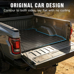 【Yzona】Truck Bed Mat for 2020 2021 2022 2023 2024 2025 2026 Jeep Gladiator JT 5FT Short Bed (60 in), Custom Fit TPE Bed Liner, Heavy Duty All Weather Protection Pickup Liner, Durable Easy to Clean,toolupgrade