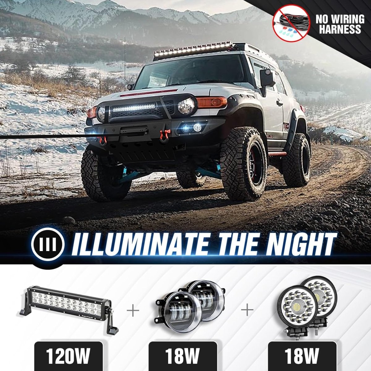 Strong Made Front Bumper for 2007-2014 Toyota FJ Cruiser 1st Gen with Winch Plate | Yzona