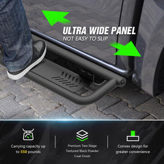 Truck Step Sides Compatible with 2002-2008 Dodge Ram 1500 | 2003-2009 Ram 2500 3500 Double/Extended Cab - Yzona