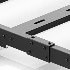 4 LED Lights Roof Rack Cargo Basket Compatible with 2021-2025 Ford Bronco Hardtop 4-Door | Yzona